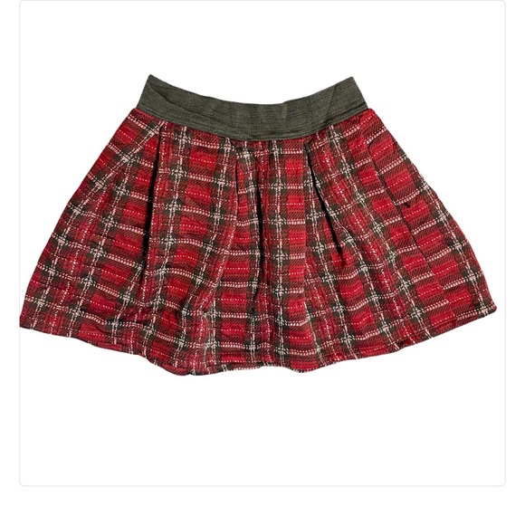 Joe B by Joe Benbasset Plaid Red & Black Mini Skirt SZ S - Picture 1 of 4